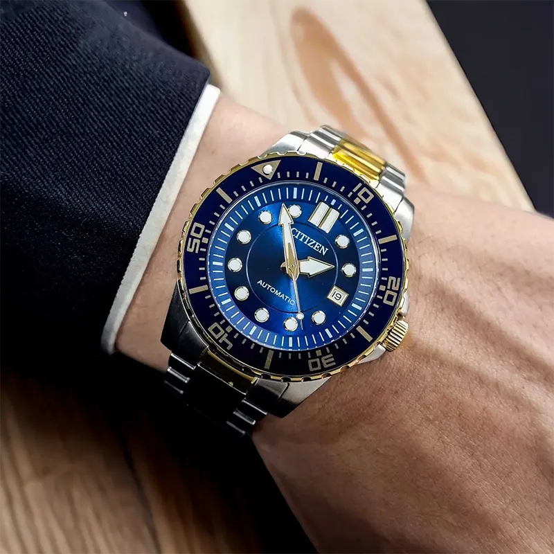 Citizen Blue Dial Modern Design Men's Watch- NJ0174-82L